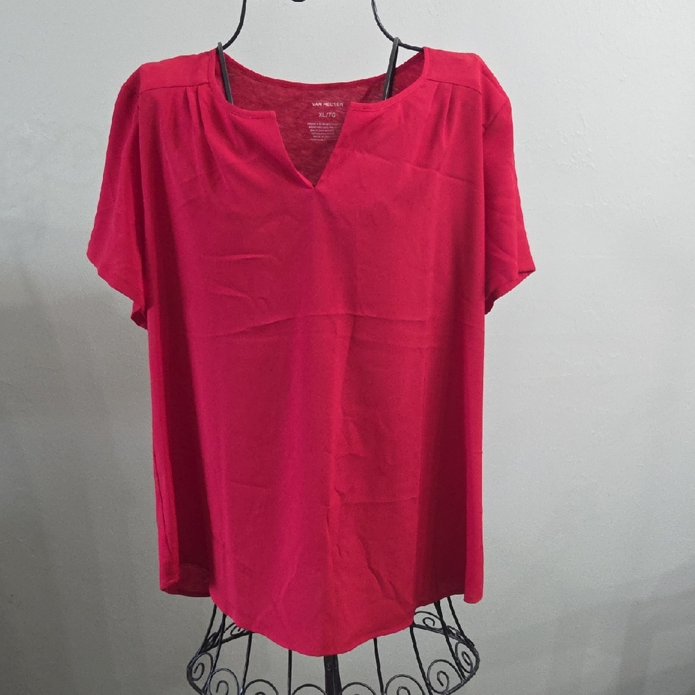 Van Heusen Vibrant Red Blouse